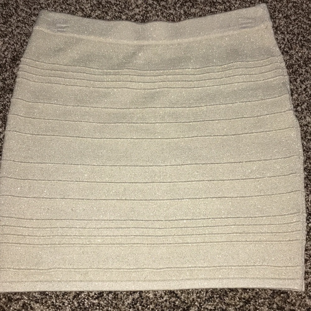 Gold sparkly body skirt